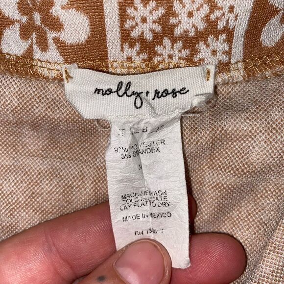 Molly Rose Retro Print Top Size Medium - Picture 2 of 2